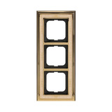 Busch-Jaeger Rahmen dreifach 1723-836 ms/pol Dekor elf/ws weiß, Retail