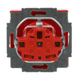 Busch-Jaeger Schutzkontakt Steckdosen Einsatz rot, Retail