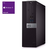 Dell OptiPlex 7040 SFF Generalüberholt, PC-System schwarz, Windwos 10 Pro 64-Bit
