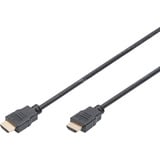 Digitus HDMI High Speed Anschlusskabel, mit Ethernet, Full HD 1080i/p schwarz, 5 Meter, Standard