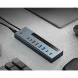ICY BOX IB-HUB1743-CPD, USB-Hub anthrazit