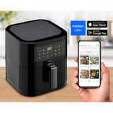 Medion Heißluftfriteuse Life MD 11740 E40 XL, Heißluftfritteuse schwarz, 2.150 Watt, Korb 5,2 Liter