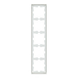 Merten Rahmen fünffach für Senkrecht- und Waagerechtmontage D-Life MEG4050-6535 weiß (glänzend), Retail