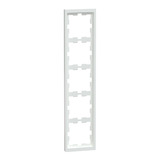 Merten Rahmen fünffach für Senkrecht- und Waagerechtmontage D-Life MEG4050-6535 weiß (glänzend), Retail