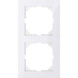 Merten Rahmen zweifach aus Thermoplast, matt, Schutzart IP20, Maße 83x154x12 mm anthrazit, Retail