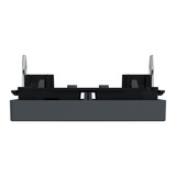 Merten Wippe mit Symbolfenster rechteckig für Kontrollschalter- und Taster-Einsatz, 1-fach anthrazit, Retail