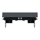 Merten Wippe mit Symbolfenster rechteckig für Kontrollschalter- und Taster-Einsatz, 1-fach anthrazit, Retail