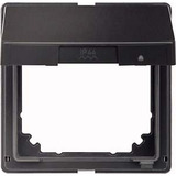 Merten Zwischenring Aquadesign mit Klappdeckel, Abdeckung anthrazit, Retail