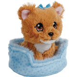 NICI Kuscheltier Hund Yorkshire 12cm im Körbchen blau
