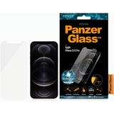 PanzerGlass Displayschutz, Schutzfolie transparent, iPhone 12 | 12 Pro