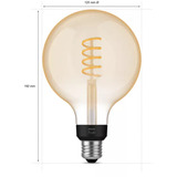 Philips Hue White Ambiance Filament Lampe E27 Giant Globe 550 lm, LED-Lampe 