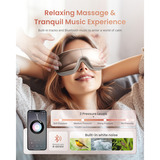 Renpho Augenmassagegerät Eyeris 3  roségold, Sprachsteuerung