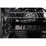 Respekta AB141-26, Backofen schwarz/silber