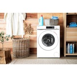 SHARP ES-NFW014CWA-DE, Waschmaschine weiß/weiß, Advanced Inverter Motor