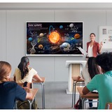 Samsung Flip Pro WM75B, Public Display hellgrau, UltraHD/4K, Multitouch, USB-C