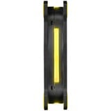 Thermaltake Riing 14 LED Yellow 140x140x25, Gehäuselüfter schwarz/gelb, 140 mm