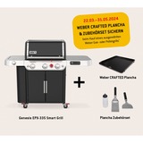Weber Genesis EPX-335 Smarter Gasgrill, Modell 2022 schwarz/edelstahl, mit CRAFTED Basis-Rahmen und Sear Zone