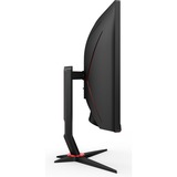 AOC CU34G2XP/BK, Gaming-Monitor 86.4 cm (34 Zoll), schwarz/rot, WQHD, VA, Curved, 180Hz Panel