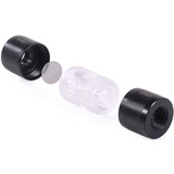 Alphacool Eiszapfen Inline Filter G1/4" IG schwarz/transparent