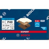Bosch Professional Expert C470 Schleifblatt, 93mm, K40 50 Stück, für Deltaschleifer