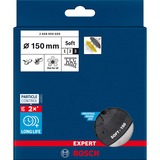 Bosch Professional Expert Multiloch Stützteller, weich, Ø150mm, M8, Schleifteller schwarz, für Bosch Exzenterschleifer