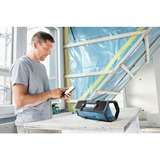 Bosch Professional GPB 18V-2 SC Professional, Baustellenradio türkis/schwarz, Bluetooth, AUX, IP54