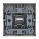 Busch-Jaeger Busch-J. Wippe mit Aufdruck alusilber 1789 ST-83 aluminium, Retail