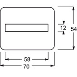 Busch-Jaeger Wippe steuertastschalter glänzend Retail