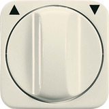 Busch-Jaeger Zentralscheibe Jalousie mit Drehgriff, Abdeckung weiß, Retail