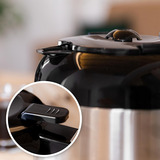 Cecotec Coffee 66 Drop & Thermo Time, Filtermaschine edelstahl/schwarz, 950 Watt