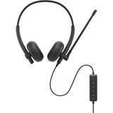 Dell WH125, Headset schwarz, kabelgebundenes Headset (USB-A)