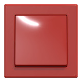 Merten Jumbo Schalter mit Wippe Wechselschalter Komplettgerät rot, Retail