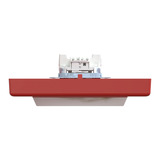 Merten Jumbo Schalter mit Wippe Wechselschalter Komplettgerät rot, Retail