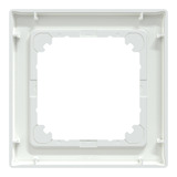 Merten Rahmen einfach, Thermoplast brillant, antibakteriell, glänzend, Typ 478125 weiß (glänzend), Retail