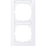 Merten Rahmen zwei fach weiß, Retail