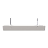 Merten Zentralplatte zweifach mit Schriftfeld und integrierten Verschlussschiebern, Abdeckung grau, Retail