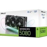 PNY GeForce RTX 5080, Grafikkarte DLSS 4, 3x DisplayPort, 1x HDMI 2.1