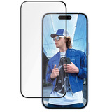 PanzerGlass Ceramic Displayschutz Ultra-Wide Fit, Schutzfolie transparent, iPhone 16 / 15, EasyAligner