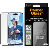 PanzerGlass Ceramic Displayschutz Ultra-Wide Fit, Schutzfolie transparent, iPhone 16 / 15, EasyAligner