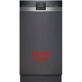 Siemens SR53HS74KE IQ300, Spülmaschine edelstahl (gebürstet)/schwarz, 45 cm, Home Connect