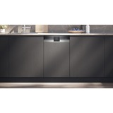 Siemens SR53HS74KE IQ300, Spülmaschine edelstahl (gebürstet)/schwarz, 45 cm, Home Connect
