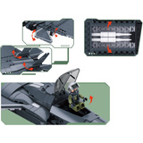 Sluban ARMY J35AS Stealth Fighter, Konstruktionsspielzeug 