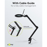 goobay LED-Klemm-Lupenleuchte 10W, LED-Leuchte schwarz
