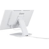 iiyama ProLite T2452MSC-W1AG, LED-Monitor 60.5 cm (24 Zoll), weiß (matt), FullHD, IPS, Touchscreen, HDMI, DP, USB-Hub, 100Hz Panel