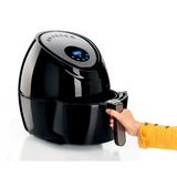 Ariete Airy Fryer XXL , Heißluftfritteuse schwarz, 1.800 Watt, Korb 7 Liter