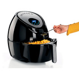 Ariete Airy Fryer XXL , Heißluftfritteuse schwarz, 1.800 Watt, Korb 7 Liter
