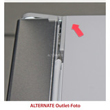 Bosch KGE398IBP Serie 6, Kühl-/Gefrierkombination edelstahl