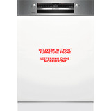 Bosch SMI4EAS28E Serie 4 , Spülmaschine edelstahl (gebürstet), 60 cm, Home Connect