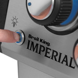 Broil King Gasgrill Imperial S 590 IR edelstahl, mit Infrarot-Seitenbrenner und Heckbrenner