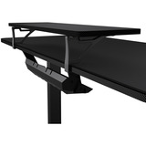Cougar Gaming-Tisch E-Star 120 schwarz, 120 x 60cm, mit Monitorständer